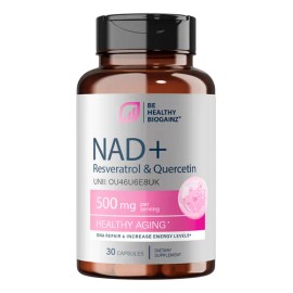 Nad Nicotinamida+ Resveratrol+quercitina Celular 500mg 30