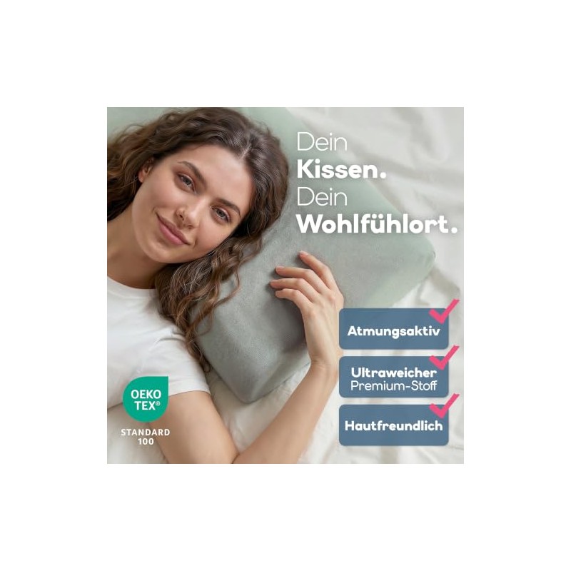 Blumtal 2-Pack Health Pillow Covers - Soft Cotton Blend