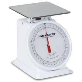 Detecto PT-5 Top Loading Fixed Dial Scale, 5.75" x 5.75", 5 lb. Capacity