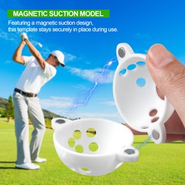 MingQiEven Golf Ball Marking Template,Launch Monitor (Magnetic Suction Model),Compatible with Rapsodo RPT MLM2PRO