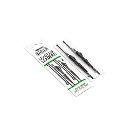 Korda Basix Lead Clip Leaders | Camo Green | 50cm | Size 8 QC Swivel | Pack of 2