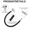 Opopark Valve Extension Set, 35 cm Tyre Inflator Hose Adapter