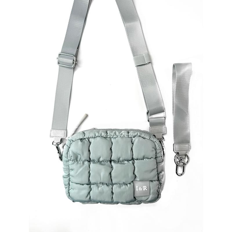 The Iris Accessory Puff Bag (#24231) - Crossbody Bag:_Hot Pink