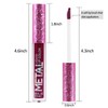 Boobeen Metallic Liquid Lipsticks, Matte Lipstick, Pearl Glitter Lip Gloss,