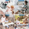 Fayquaze Laptop Bed Desk, Portable Foldable Lap Bed Table with