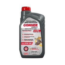 Aceite GONHER semi-sintético 5W30 API SQ 946ml