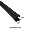 M M SEALS Edge Trim, Fits 1/4 inch Edge (6.5mm),