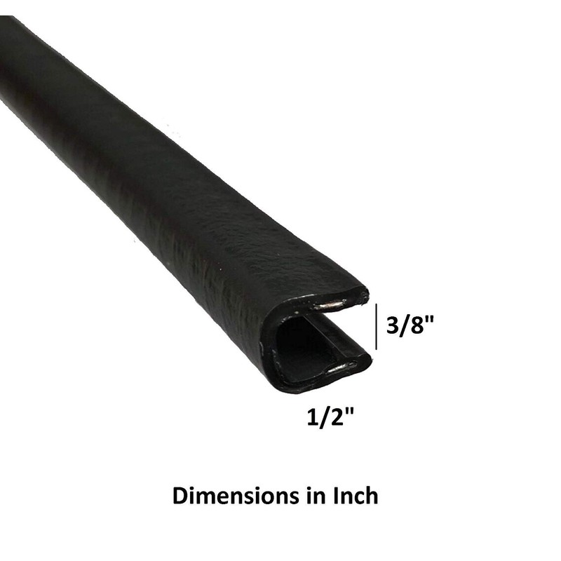 M M SEALS Edge Trim, Fits 1/4 inch Edge (6.5mm),