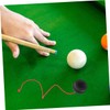 KOMBIUDA 4pcs Portable Pool Cue Chalk Holders Rubber Snooker Chalk