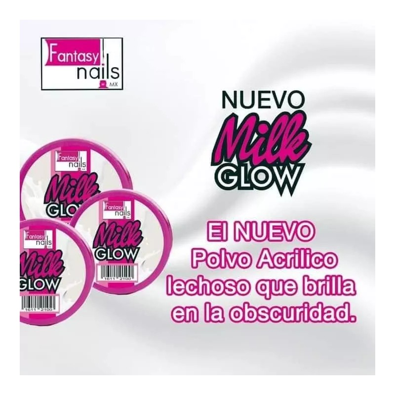 Fantasy Nails Acrilico Para Uñas Milk Glow 1 Oz ,
