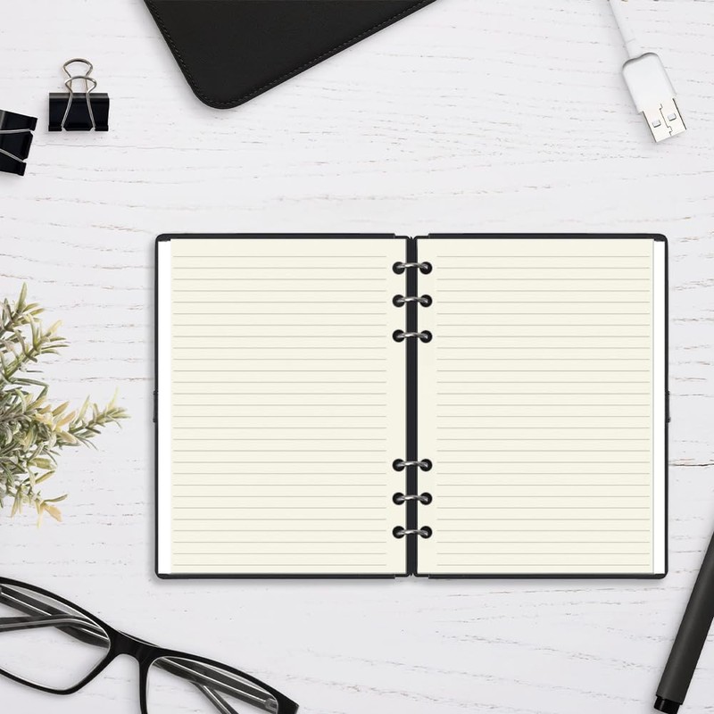 A5 Cream Lined Refills Paper, 6 Hole A5 Lined Paper