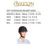 Ovation Deluxe Schooler Helmet (Black, X-Small/Small)
