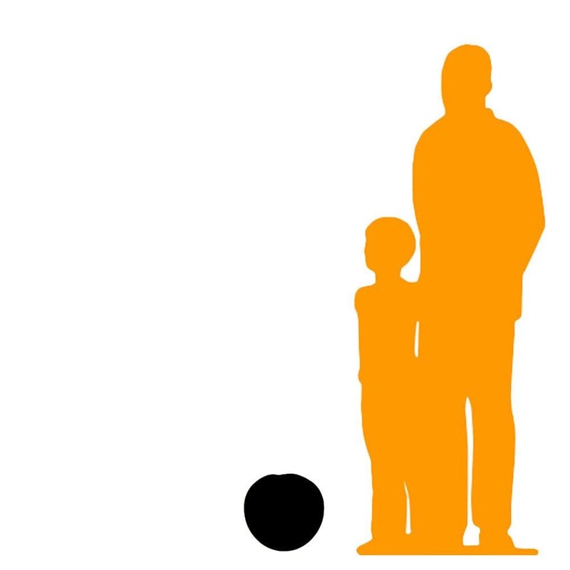 LM Treasures Small Red Apple Over Sized Statue Fruit Display