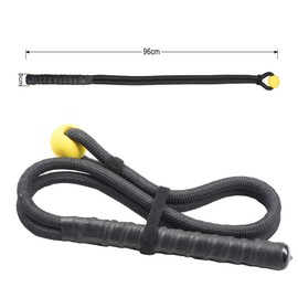 moyiw Golf Rope Swing Trainer,Golf Swing Training Aid, Swing Practice Cord with Storage Bag,Golf Speed Trainer For Golfers, Golf Swing Rope Trainer for All Levels (Black)