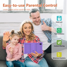 ATOZEE 8 Inch Kids Tablet, Android 11 Toddler Tablet, 32GB ROM+2GB RAM, Quad-core Processor, 1280x800 IPS HD Eye-Care Touchscreen, 8MP Camera Tablets PC with Silicone Case