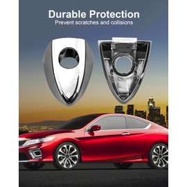 EMIHO Replace 72184-T2A-G21 Door Handle End Bezel Fit for Honda Accord Clarity Pilot Ridgeline 2013-2019, Front Left Door Handle Base