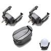LeeQunQ 3 PCS Golf Ball Retrievers for Putter, Golf Ball