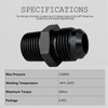 10AN Male Flare to 1/2" NPT Pipe Fitting Adapter Aluminum