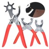 Multifunctional Belt Puncher Leather Hole Punch Pliers Eyelet Plier Grommet