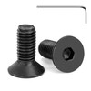 Tunejoy Countersunk Screws M8 x 20 mm Black Stainless Steel
