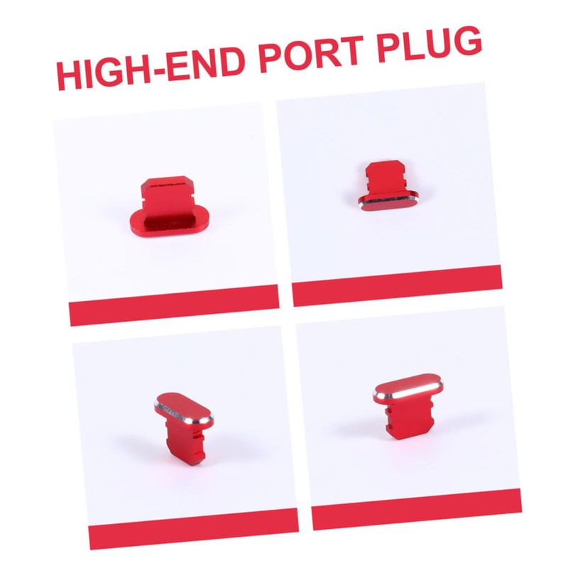 Tofficu 1 Set Charging Port Dust Plugs Stoppers USB Dust