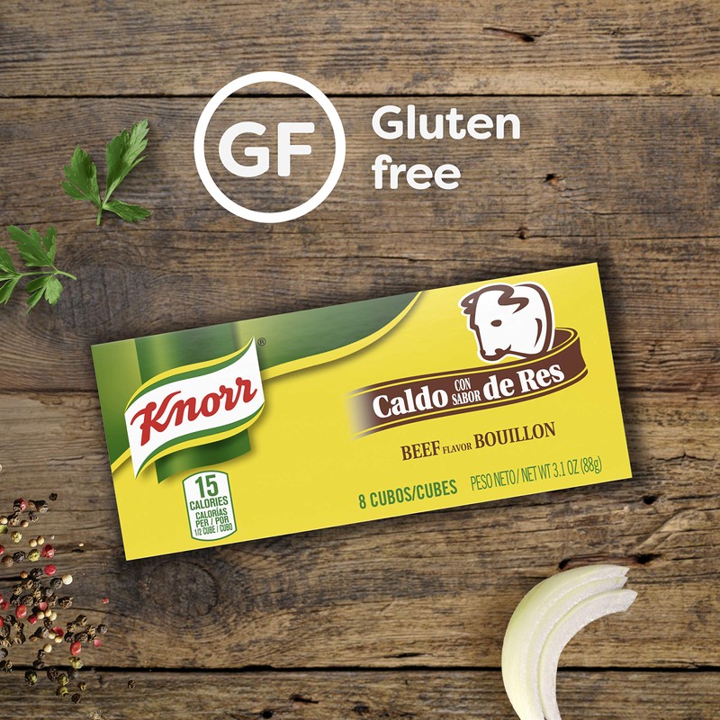 Knorr Bouillon Cubes Beef Flavor Bouillon/Caldo de Res Pack of