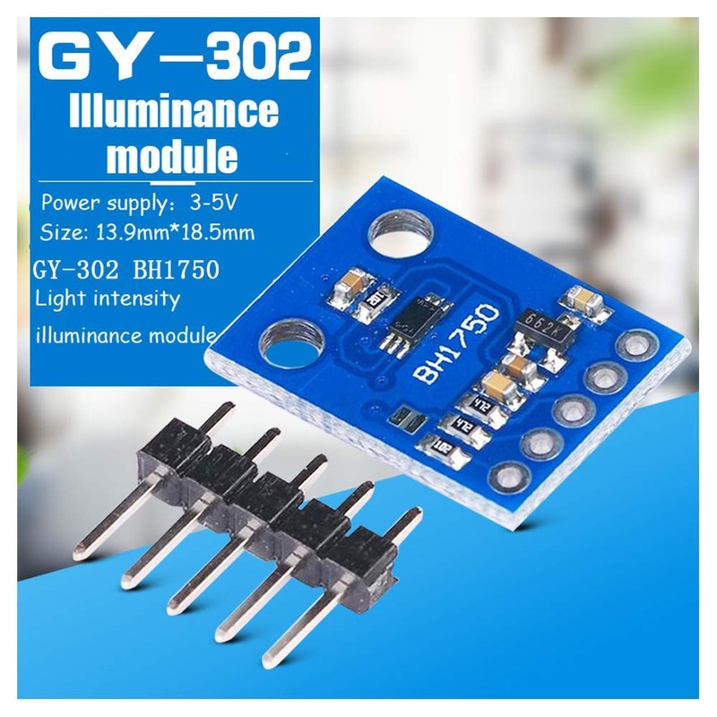ICQUANZX 3pcs GY-302 BH1750FVI Digital Light Intensity Sensor Detector Module