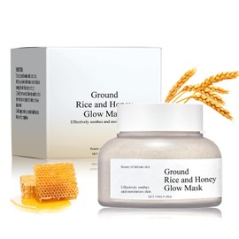 Ground Rice And Honey Clay Mask – Skin Refreshing Rice Mask with Clay and Honey – Deep Cleansing Formula for Radiant Tone – Ideal for Dull, Congested, or Uneven Skin Types