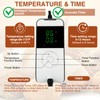BLUBYEES Bread Proofing Box with Heater for Precise Temperature Fermentation,