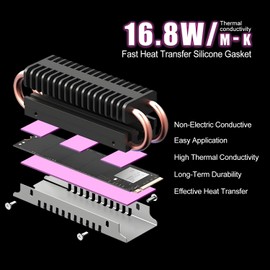 Maxtor Thermal Pad 16.8 W/mK,120x120x3.0mm（1pcs）,Thermal Pads for GPU/CPU/LED/Cooler,Excellent Heat Conduction，High Temperature Resistance