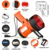 WENFENG Rechargeable Spotlight Flashlight with 1000,000 Lumen LED, IP65 Waterproof