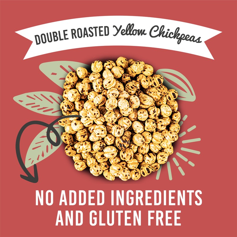 Sunburst Chickpeas Double Roasted (No Oil, No Salt) 500g