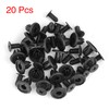 X AUTOHAUX 20pcs Fender Liner Bump Push Rivet Retainer Fastener