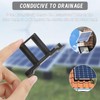 Pack of 30 Solar Panel Water Drain Clips, 35 mm