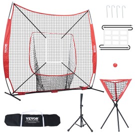 Unbranded 7x7 ft Baseball Softball Practice Net Hitting Batting Multiple Accessories