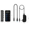 RSHTECH Hub USB alimentado, 4 puertos USB 3.0 divisor de