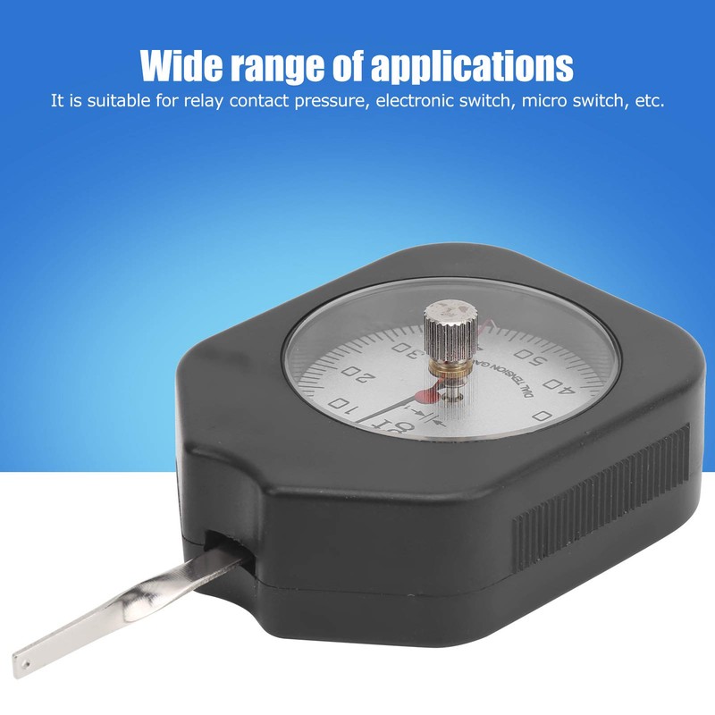 Jeanoko SEG‑50‑2 Dial Tension Meter Gauge Double‑Needle Switch Dynamometer Tensiometer