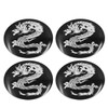 sourcing map Set of 4 Car Wheel Sticker Hub Caps