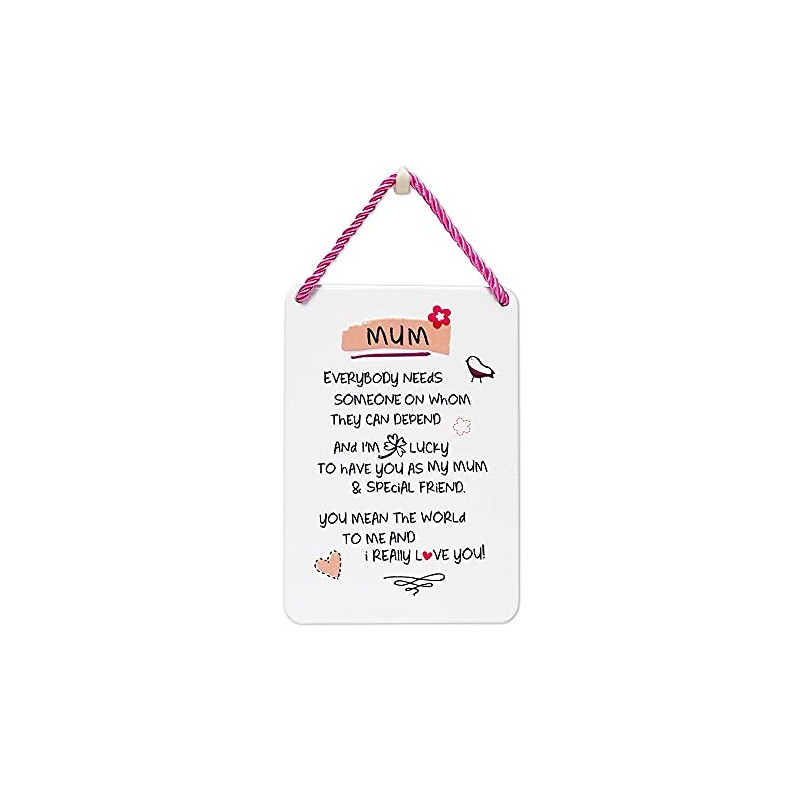 Inspired Words Plaque - Mum Gift Ideas