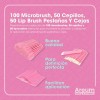 100 Microbrush 50 Cepillos 50 Lip Brush Pestañas Y Cejas