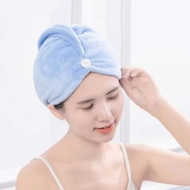 Microfiber hair towel bath towel shower towel bath towel dry towel 01 Hair Towel - Pink 3ea