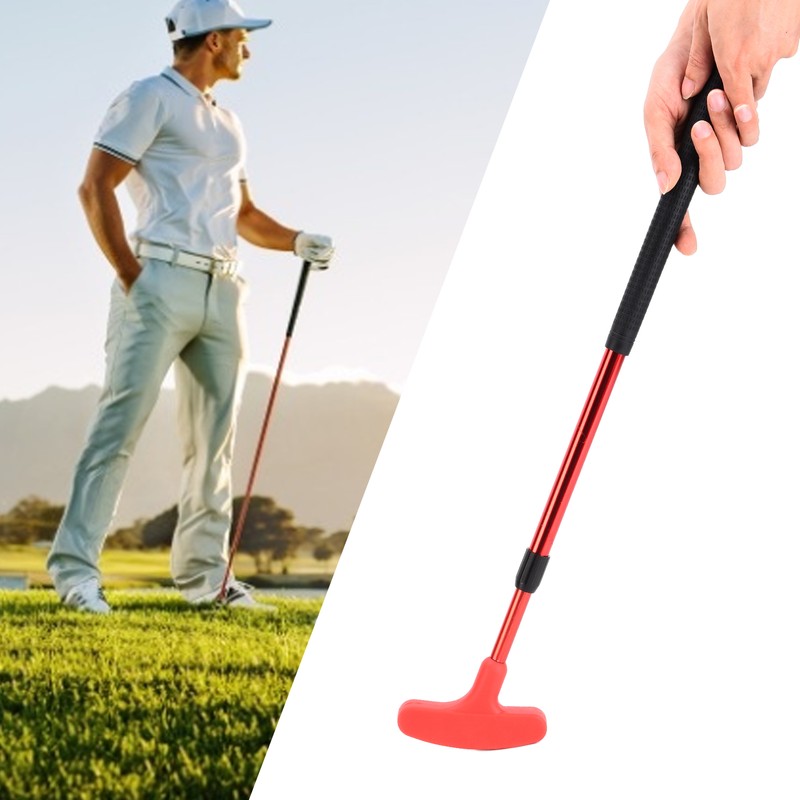 Golf Putter 2 Section Retractable Adjustable Golf Training Putters Practicing