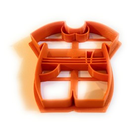 Generic T3D Cookie Cutters Baby Bodysuit Cookie Cutters, Baby Footprint, Baby Stroller, Baby Bottle, Baby Face, Suitable for Cakes Biscuit and Fondant Cookie Mold, may vary