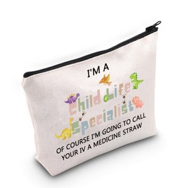 Child Life Advocate Gift Child Life Specialist Cosmetic Bag CLS Appreciation Gift (I'm A Child Life CA Bag)