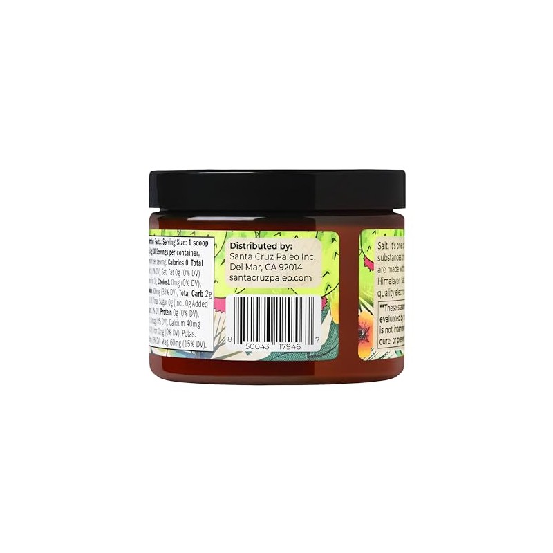 Santa Cruz Paleo Polvo Electrolitos Sal Real Tuna Mezcla Bebida
