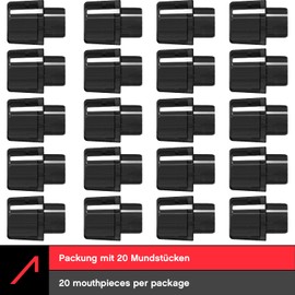 ACE XS Lite Mouthpieces - 20 x Mouthpieces for Breathalyser - Storage Pack with 20 Per Milletester Mouthpieces XS Lite