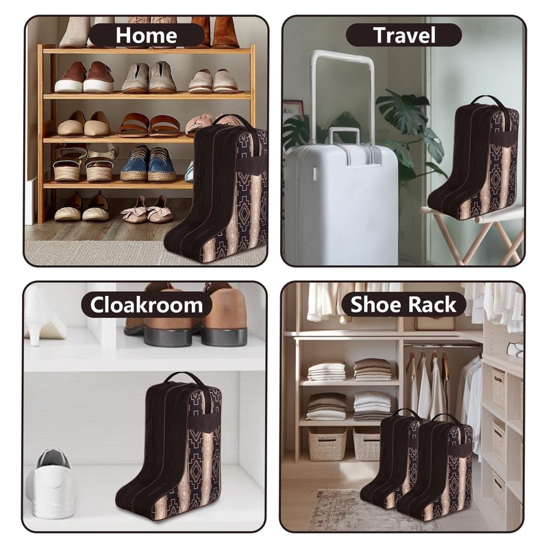 CipherWest Cowgirl West Boot Bag – Western Cowboy Boot Travel