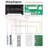 Door Access Control Kit, RFID Keypad, 1200LB Magnetic Lock Set,