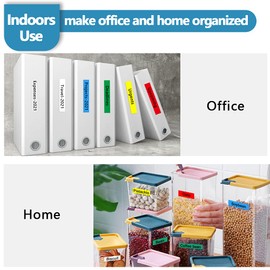 Hehua 7PK Replacement for Dymo D1 12 mm Label Tape 45013 (2PK) 45010 45016 45017 45018 45019, Compatible with Dymo LabelManager 160 Executive 640 CB 210D 260P 360D LabelWriter 400 450 Duo d1 12mm x 7m