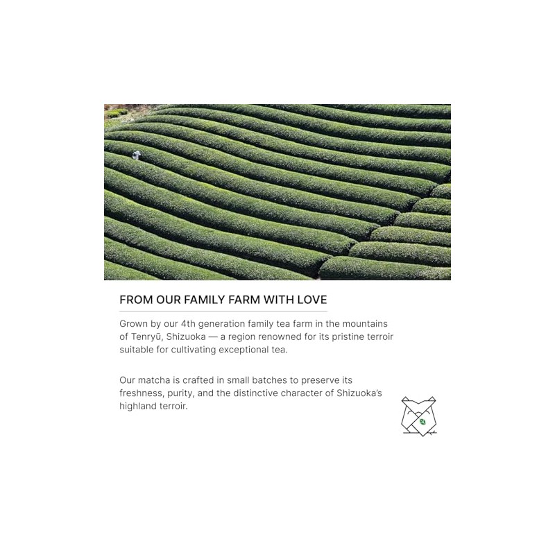 FKRO Organic Saemidori Ceremonial Grade Matcha Green Tea Powder